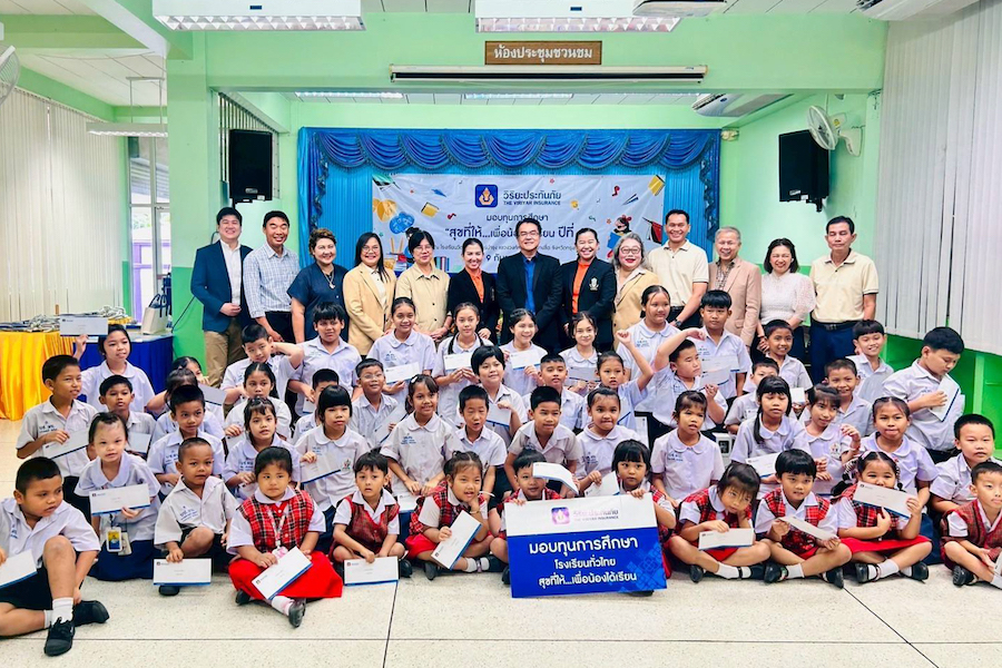 วิริยะประกันภัย มอบทุน “สุขที่ให้...เพื่อน้องได้เรียน” ปีที่ 6